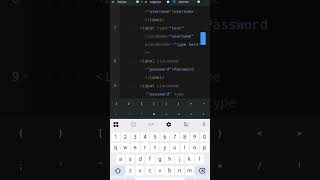 Login page on react using mobile #react #mobile
