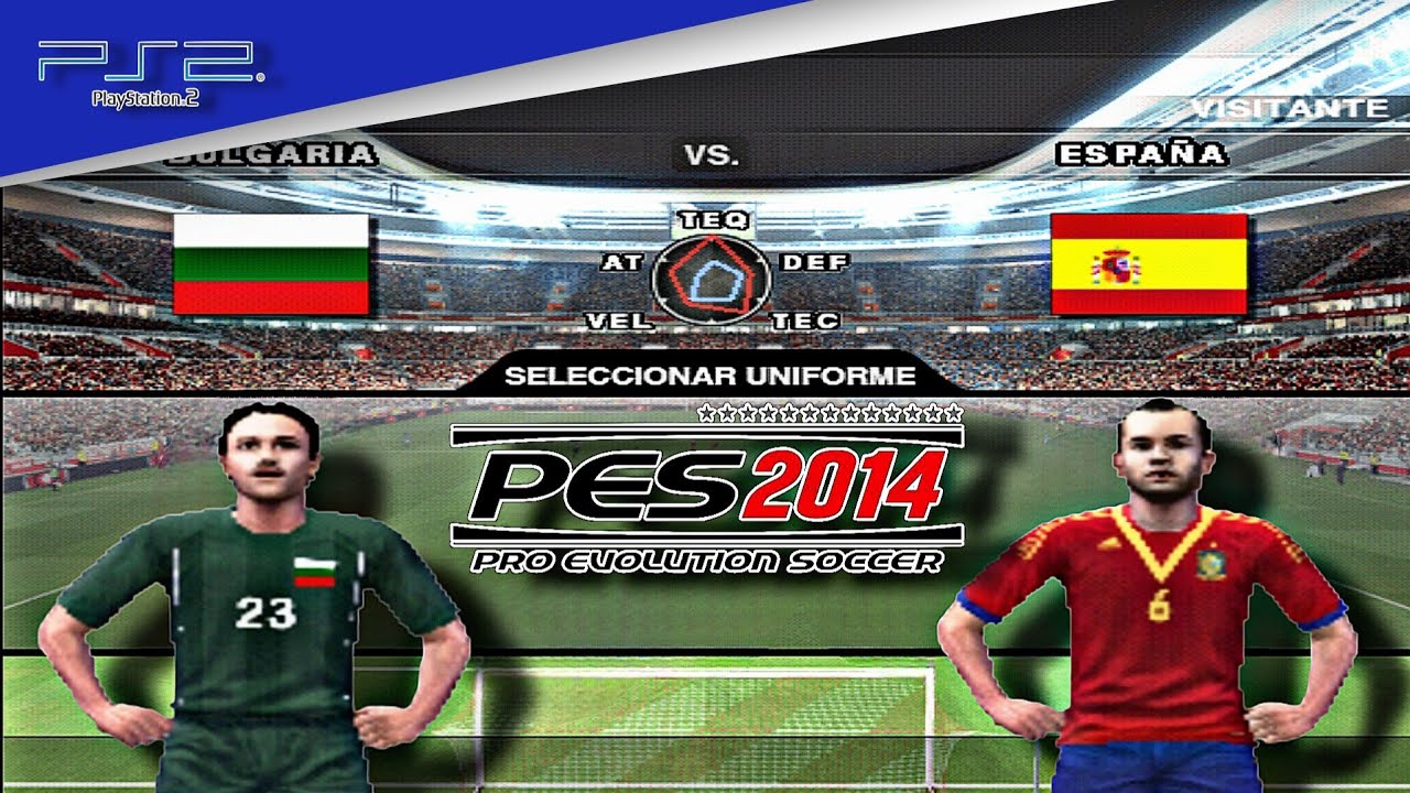 PES 2014 - Bulgaria vs. España | Eliminatorias UEFA 4/09 Full Match | PS2™ [4k60].