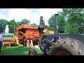 Dreschen mit dem Lanz Bulldog - Tractor start run and threshing