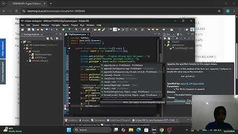 TUGAS 2 ALGORITMA dan PEMOGRAMAN ECLIPSE JAVA