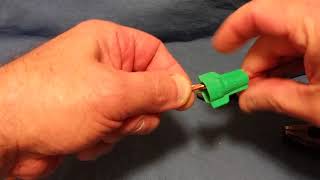 How to use a greenie ground tail wire nut