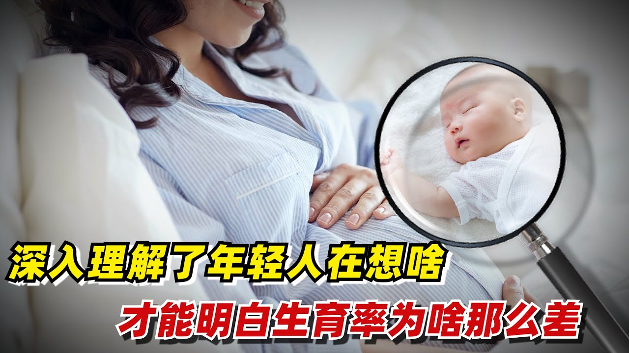 【九边】生育率为啥那么差？首先得理解现在的年轻人都在想啥！