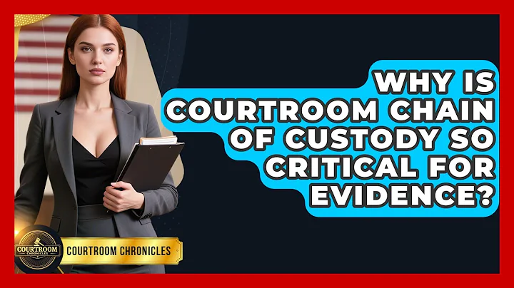 Why Is Courtroom Chain Of Custody So Critical For Evidence? - Courtroom Chronicles