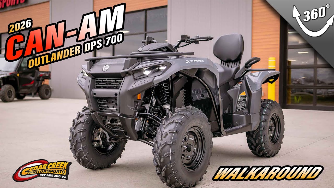 Walkaround | 2026 Can-Am® Outlander MAX DPS 700