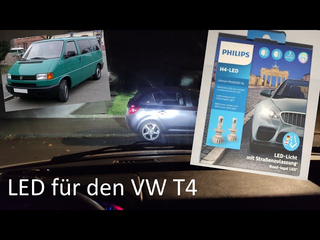 VW T4 LED Umrüstung mit Vergleichsbildern 