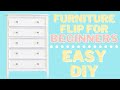 Beginner Friendly | Easy DIY Furniture Flip for YOUR HOME |