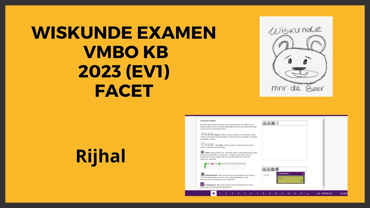 Wiskunde Examen Vmbo KB 2023 Ev1 Opg 21 tm 23 - YouTube