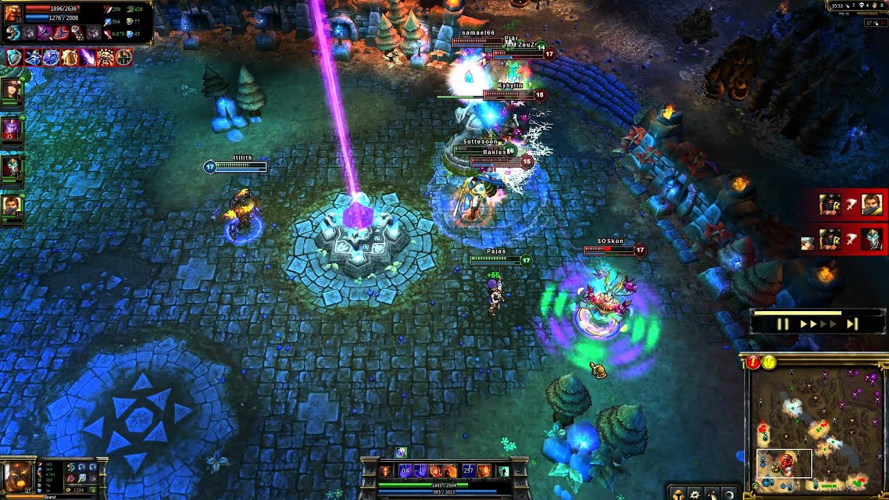 Brand vs Gragas. FIGHT! (Quadrakill)