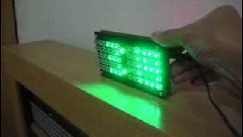clock led green small//m-autobot.com