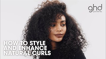 How to style and enhance natural curls with ghd Helios hair dryer