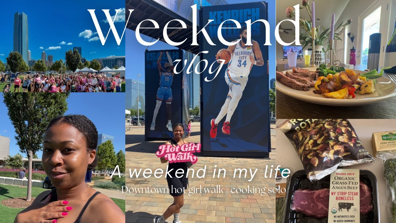 Hot Girl Walk + Cooking Solo + Mom’s Weekend Reset ✨