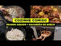 Cozinhe comigo frango assado  macarro de queijo 