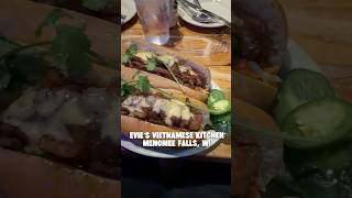 We went on a road trip to Milwaukee and decided to stop in Menomonee Falls to try out Evie’s.
