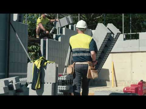 ICF wall construction