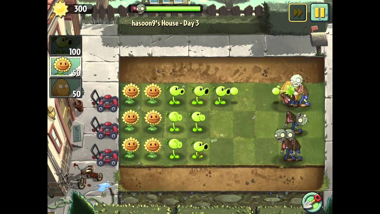 Plants vs. zombies 2 its about time Gameplay Walkthrough Part 1 - YouTube