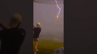 When Thor says not today!! #viral #golf #trending #fyp #lightning #thor