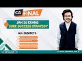 CA Final Detailed Strategy &amp; Guidance for Jan 26 | Revision Schedule All Subject |ATUL AGARWAL AIR 1 Mp3 Song
