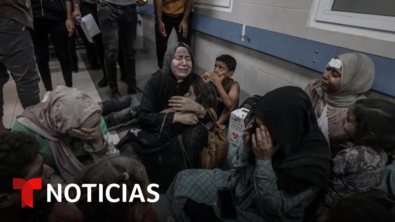 ⁣Dónde está y qué dicen Israel y Hamas del hospital atacado | Noticias Telemundo