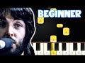 Let It Be - The Beatles | Beginner Piano Tutorial | Easy Piano