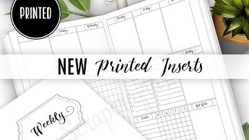 Printed Inserts for Your Traveler