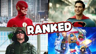 Ranking Every Arrowverse Show From Worst To Best The Flash, Superman, Arrow And More