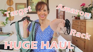 MY HUGE FASHION HAUL!  Target, Amazon, Rack & More | Over 50 Fashion, Tech  & Beauty Haul