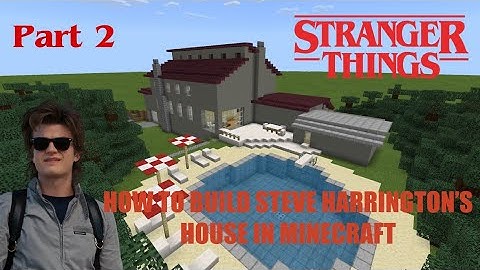 How to Build Steve Harrington’s house in Minecraft Part 2