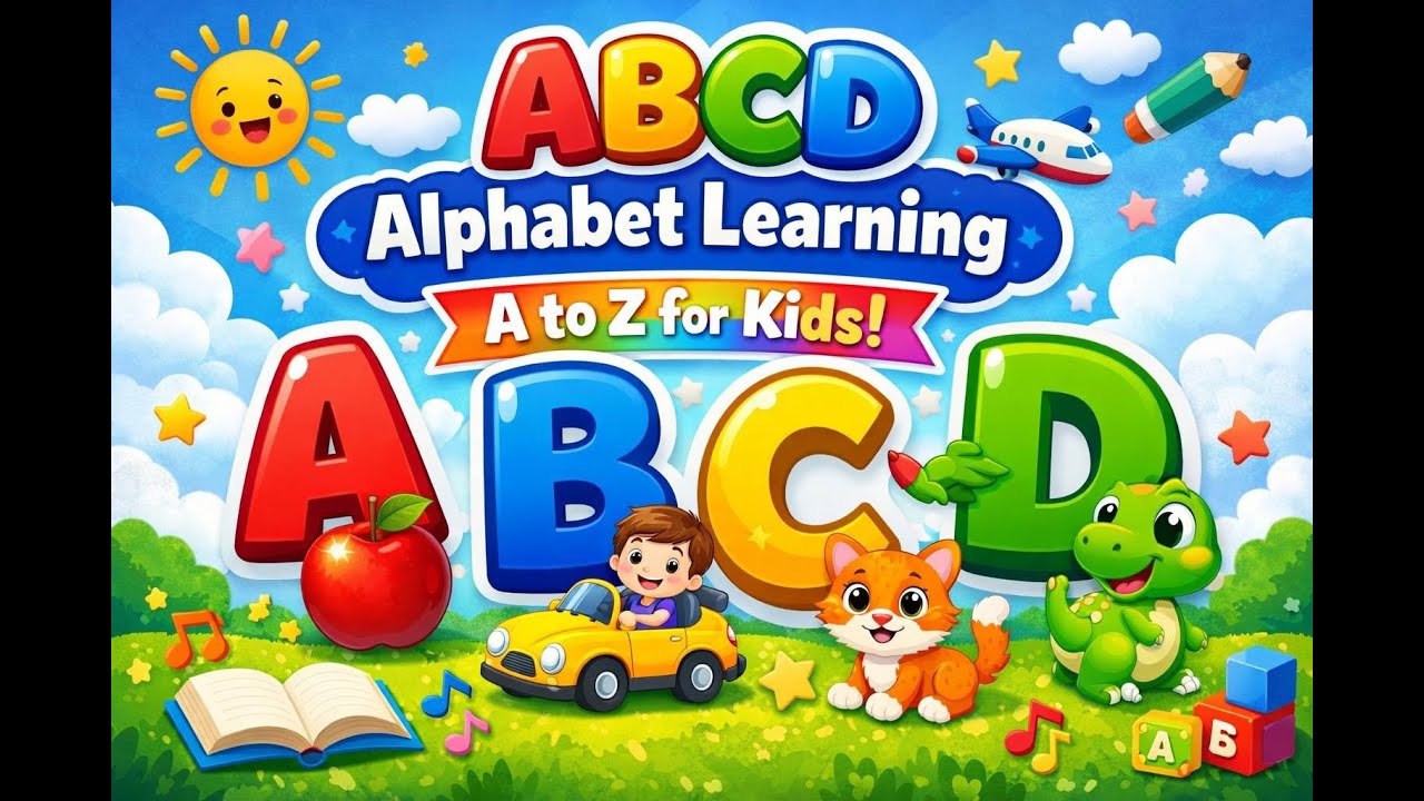 Alphabet Learning ABCD | Learn A to Z Easily for Children