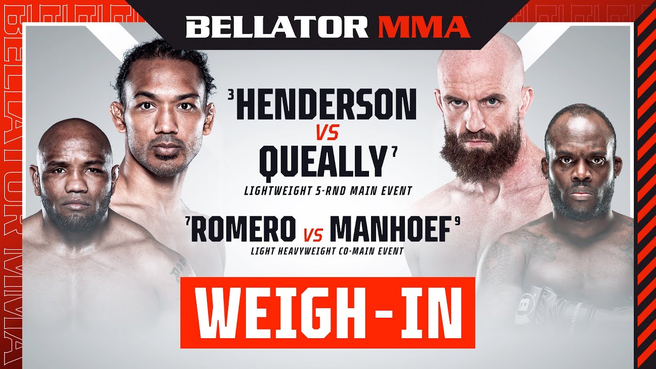 Weigh Ins Bellator 285 Henderson vs