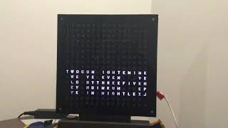 Wordclock - scrollmode