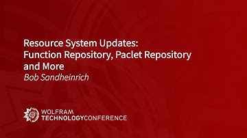 Resource System Updates: Function Repository, Paclet Repository and More