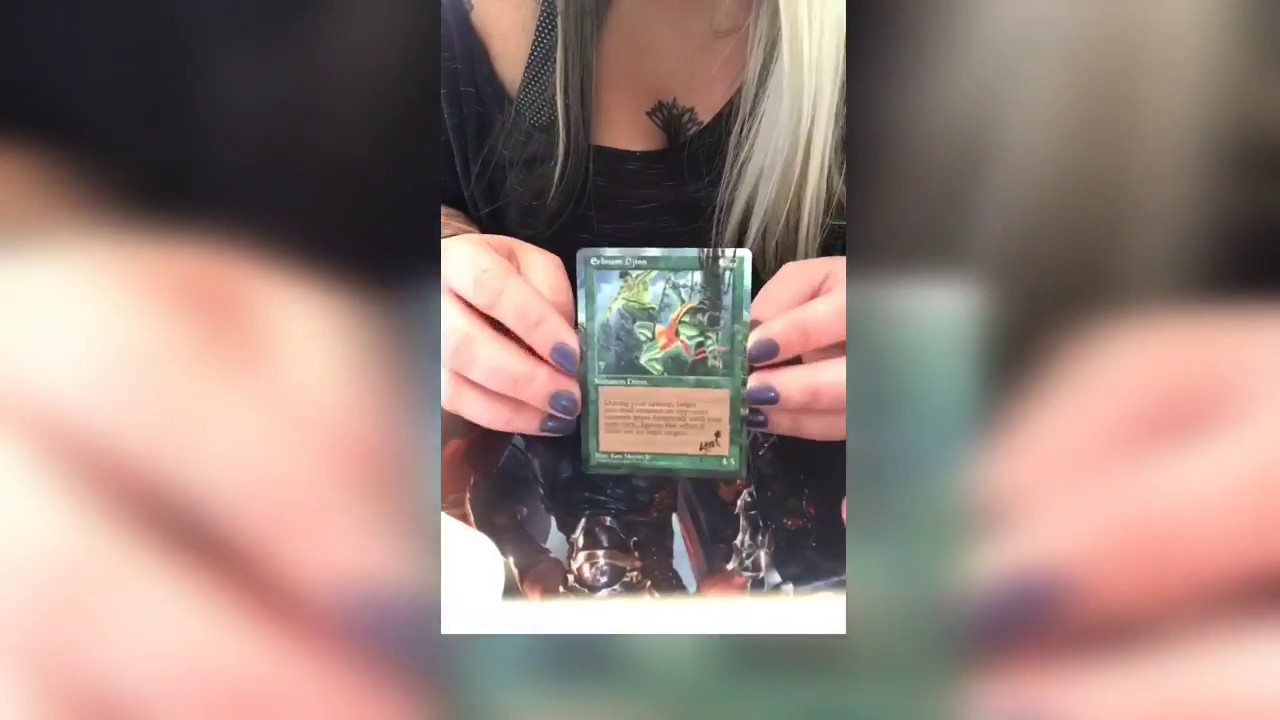 Extending borders on Erhnam Djinn from MTG Chronicles