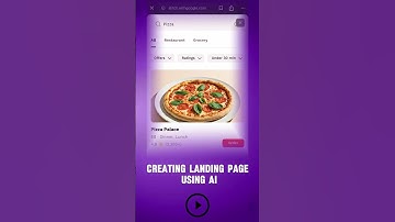 Creating Landing Page using AI