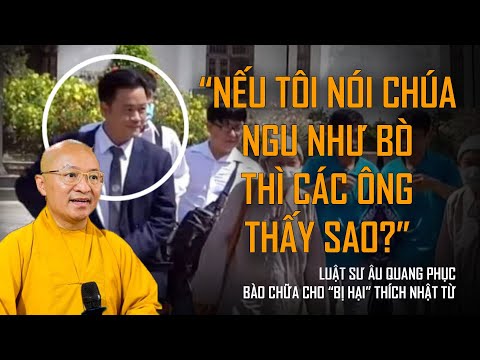 Thầy" Thích Nhật Từ đã được minh oan "khôn như bò" trong phiên tòa xử Tịnh  Thất Bồng Lai - YouTube