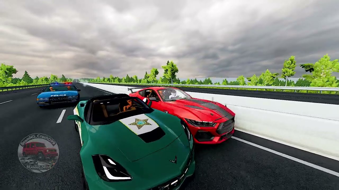 Police Chase – Crazy Escape! | BeamNG.drive