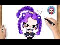 How to Draw Lily Love Braids | POPPY PLAYTIME Chapter 5 | Easy Drawing Tutorial