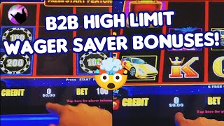 Back to Back High Limit Wager Saver Bonuses! 🤯 Plus My Last Jackpot Ever on My Lucky Machine