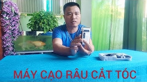 MÁY CẠO RÂU CẠO KHÔ CẮT TÓC ĐA CHỨC NĂNG MẪU NHƯ VIDEO TEST CHUẨN 