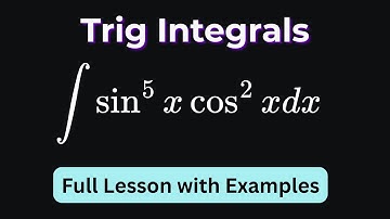 Integrating Powers of Trig Functions | Trig Integrals Explained with Step by Step Examples
