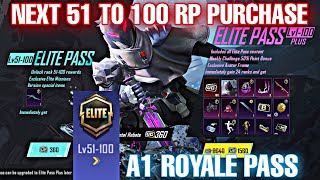 A1 ROYALE PASS 51 TO 100 RP PURCHASE PUBG MOBILE | NEXT 50 RP KISY LY screenshot 1