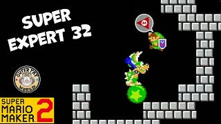 Link’s Big Adventure 🗡️ SMM2 Super Expert Training Play Along 32 🏋️ (Level Codes Below)