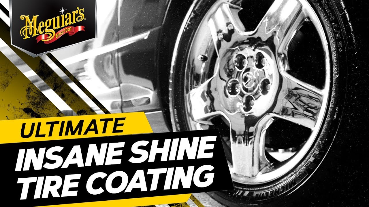 Meguiar's Ultimate Insane Shine Tire Coating – Soaking Wet-Look