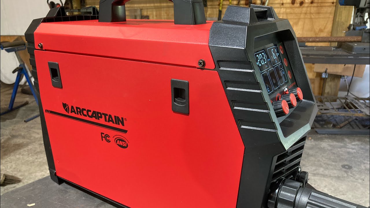 ARCCAPTAIN mig 200 welding machine YouTube