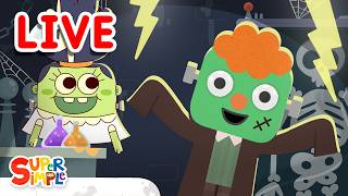 🔴 Trick or Treat With Super Simple Live! 🎃 | Best Halloween Kids Songs | Super Simple Songs