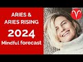 ARIES SUN &amp; ARIES RISING ASTROLOGY YEARLY FORECAST 2024