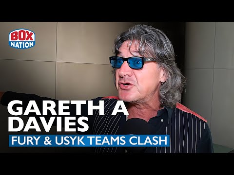 Gareth A Davies Reacts To John Fury HEADBUTTING Team Usyk Member