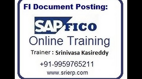 SAP FI Document Posting