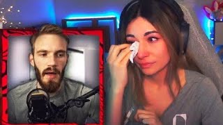 Pewdiepie Reacts To Alinity CRYING on Stream