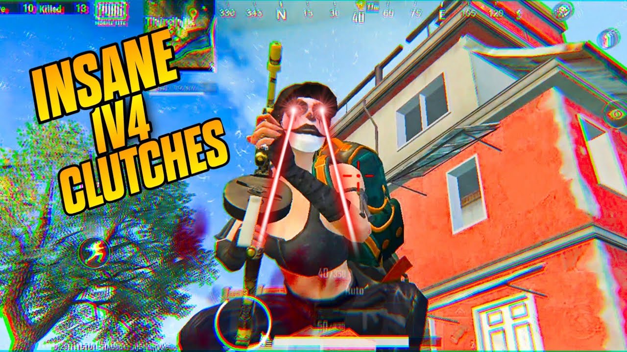 INSANE 1V4 CLUTCHES 🔥 | BGMI LITE @louwangg - YouTube
