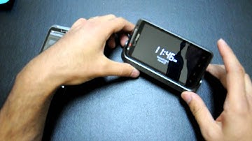 HTC Thunderbolt Clock Mode in the Dock